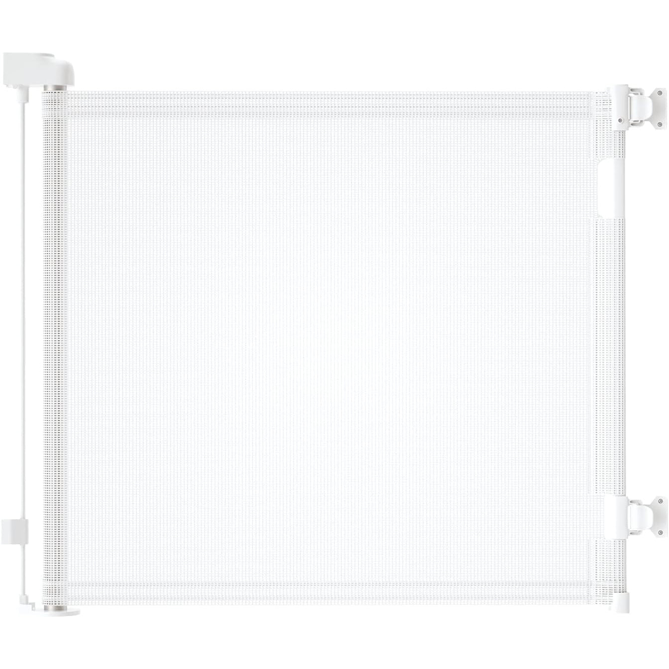 Retractable 3M Doorways Hallways Stairs Ba Gate Dog Pet Gate Indoor Outdoor Safety Gates White