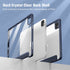 iPad Pro 11 Inch 2020-2022 Soft Tpu Smart Premium Case Auto Sleep Wake Stand Clear Cover Pencil holder navy blue