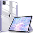 iPad Pro 11 Inch 2020-2022 Soft Tpu Smart Premium Case Auto Sleep Wake Stand Clear Cover Pencil holder Purple