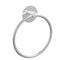 Bathroom Towel Ring Bathroom Towel Rack Adhesive Hand Towels Holder Towel Hanger Round Silver