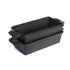 2-in-1 Cast Iron Bread Loaf Pan Tin with Lid Dual Use Baking Dish with Ergonomic Handles, Pre-Seasoned for Oven Cooking