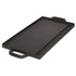 50 cm Reversible Cast Iron Grill & Griddle -Dual-Sided (Flat & Ribbed), Pre-Seasoned, Handles, for Stove-Top & Outdoor Use