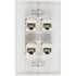 Ethernet Wall Plate 4 Port Cat6 Ethernet Cable Wall Plate Adapter