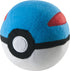 WCT Pokemon 5" Plush Pokeball Great Ball with Weighted Bottom