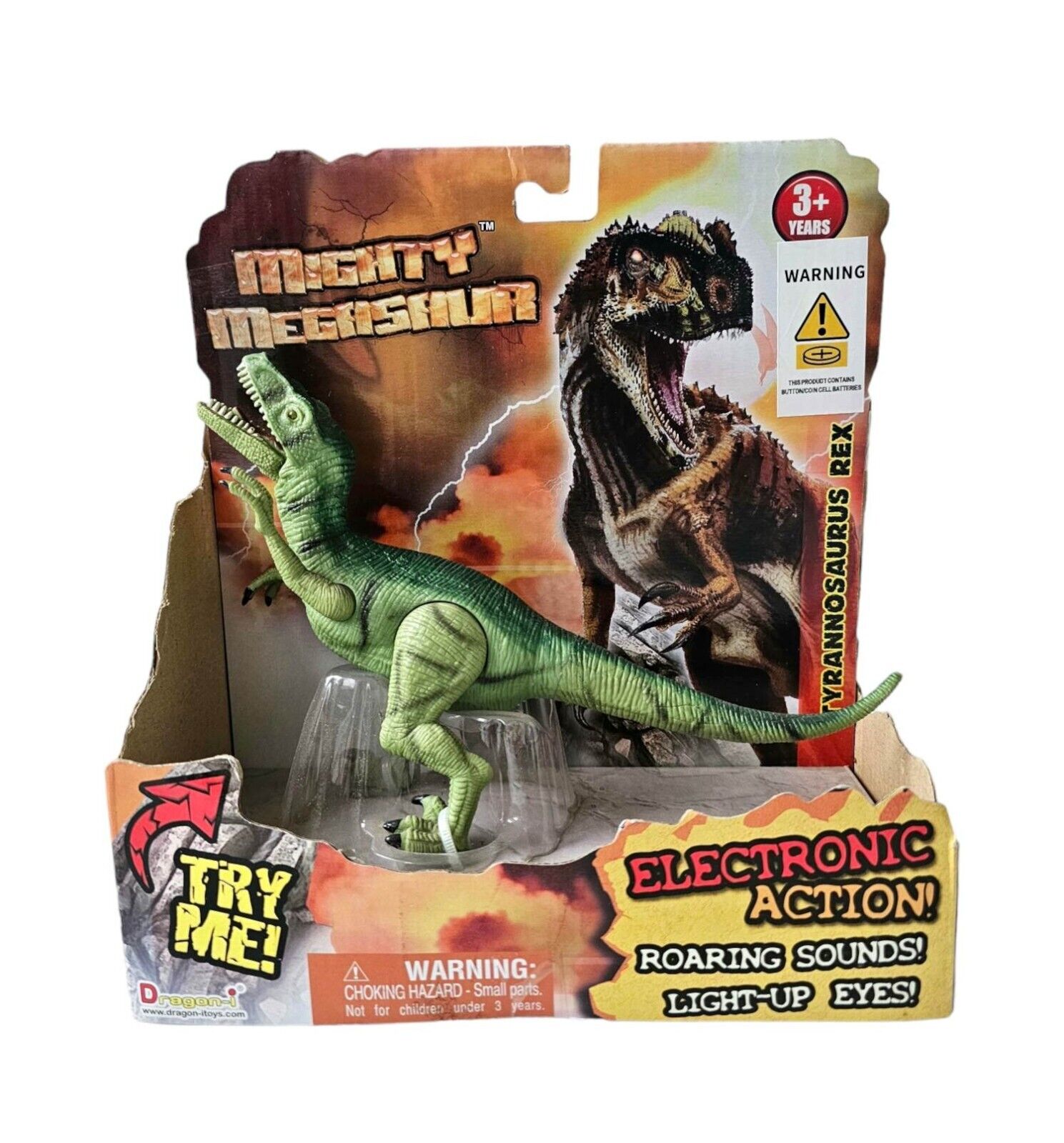 Mighty Megasaur Electronic Action Dinosaur Velociraptor