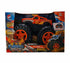 Friction Powered Orange Bison Monster Truck for Children 1:16 Scale 3+