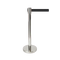 Retractable Queue Crowd Control Barriers | Silver Pole Black Belt