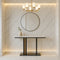 Pandora Stone Marble Console - Marble & Black