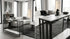 Bronte Dual Layer Marble Stone Console - White Marble Stone