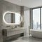 60 x 120cm Oval Frameless LED Bathroom Mirror