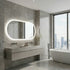 60 x 120cm Oval Frameless LED Bathroom Mirror