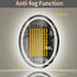 50×70cm Oval LED Bathroom Mirror – Frameless Anti‑Fog Backlit Touch