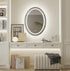60 x 80cm Oval Frameless LED Bathroom Mirror