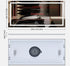80 x 160cm Rectangle Frameless LED Bathroom Mirror – Bluetooth