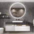80cm Round Frameless LED Bathroom Mirror
