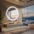 80cm Round Frameless LED Bathroom Mirror