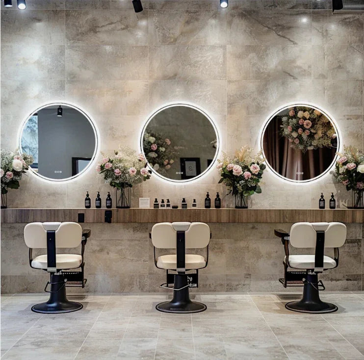 80cm Round Frameless LED Bathroom Mirror