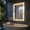 60 x 80cm Rectangle Frameless LED Bathroom Mirror