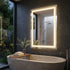 60 x 80cm Rectangle Frameless LED Bathroom Mirror