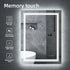 60 x 80cm Rectangle Frameless LED Bathroom Mirror