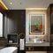 60 x 80cm Rectangle Frameless LED Bathroom Mirror – Bluetooth