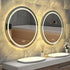 90cm Round LED Bathroom Mirror – Frameless Anti‑Fog Backlit Touch