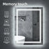 70 x 90cm Rectangle Frameless LED Bathroom Mirror