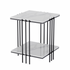 Interior Ave - Milano Black Square Side Table