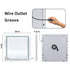 80 x 80cm Square Frameless LED Bathroom Mirror