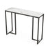 - Stone Marble Console - Marble & Black