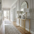 - Aurelia Hallway Console Table - Gold - 120cm