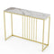 Aurelia Hallway Console Table - Gold - 120cm