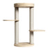 Whisker Wonderland Premium Eco Bamboo Cat Tree Small - Natural Bamboo Structure, Safe & Stable, Multi-Functional Cat Furniture, Climbing & Scratching