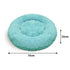 Pet Dog Bed Warm Plush Round Comfortable Nest Comfy Sleeping kennel Green M 70cm