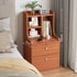 2x bedside table set wooden vintage storage bedroom furniture nightstand