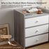 Vintage Bedside Table Walnut Raised Tray Open Shelf Drawer White Knob 48cm