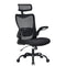MONA Ergonomic High Back Flipped Armrest Task Chair In Black