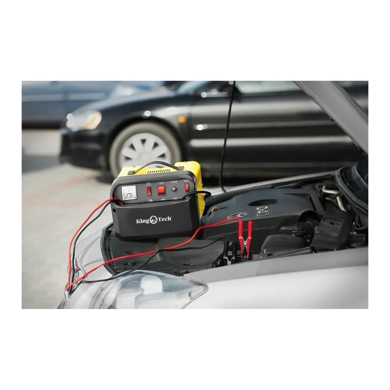 2IN1 Car Battery Charger Jump Starter 12 24V 40A ATV Boat Tractor