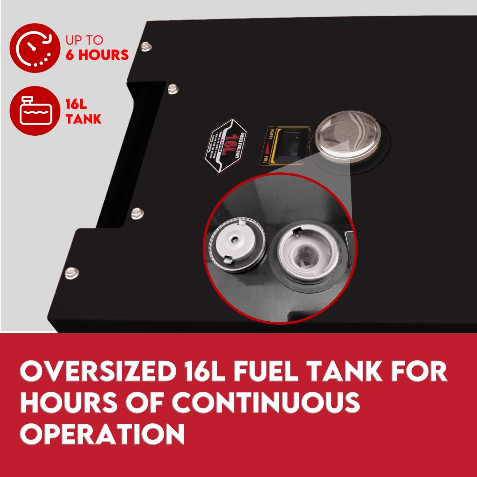 8.4kW Max 6kW Rated Diesel Generator Single Phase