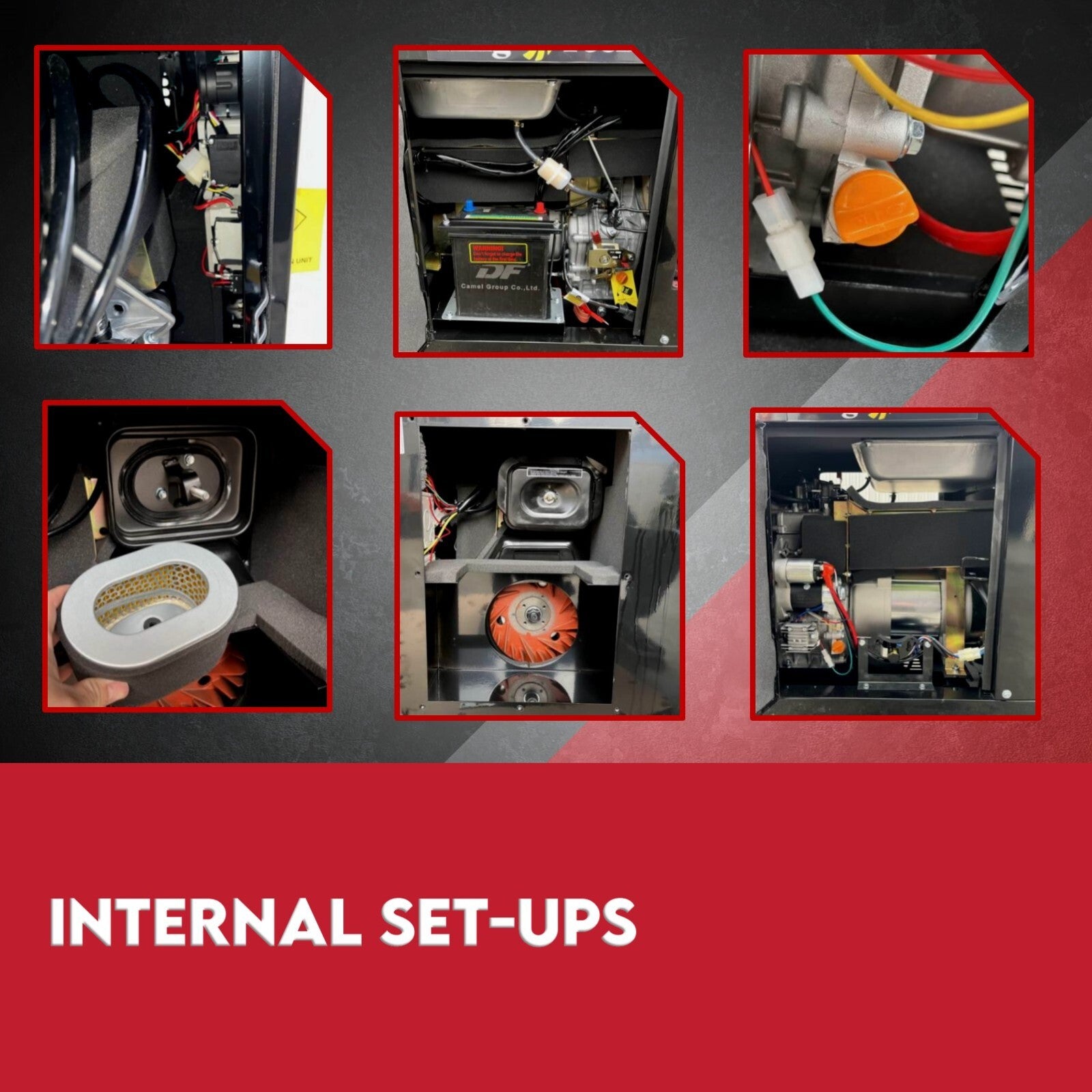 8.4kW Max 6kW Rated Diesel Generator Single Phase