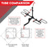 2 Bike Rack for Car SUV Rear Bicycle Holder Carrier Hitch Mount Platform Holder