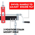 Engine Leveler Balancer Load Shop Crane Hoist Chain Lift Loading Leveller 2000lb - 907kg