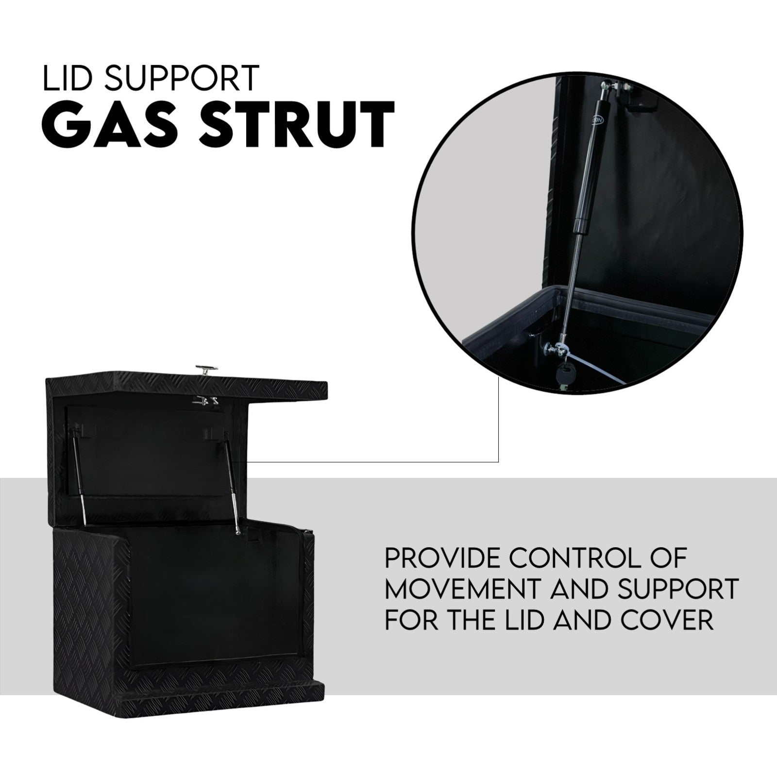 Aluminium Toolbox Ute Tool box Generator Trailer Canopy 620x400x500