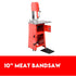 10" Meat Bandsaw Cutting Table & Mincer Band Saw Sausage Grinder Filler