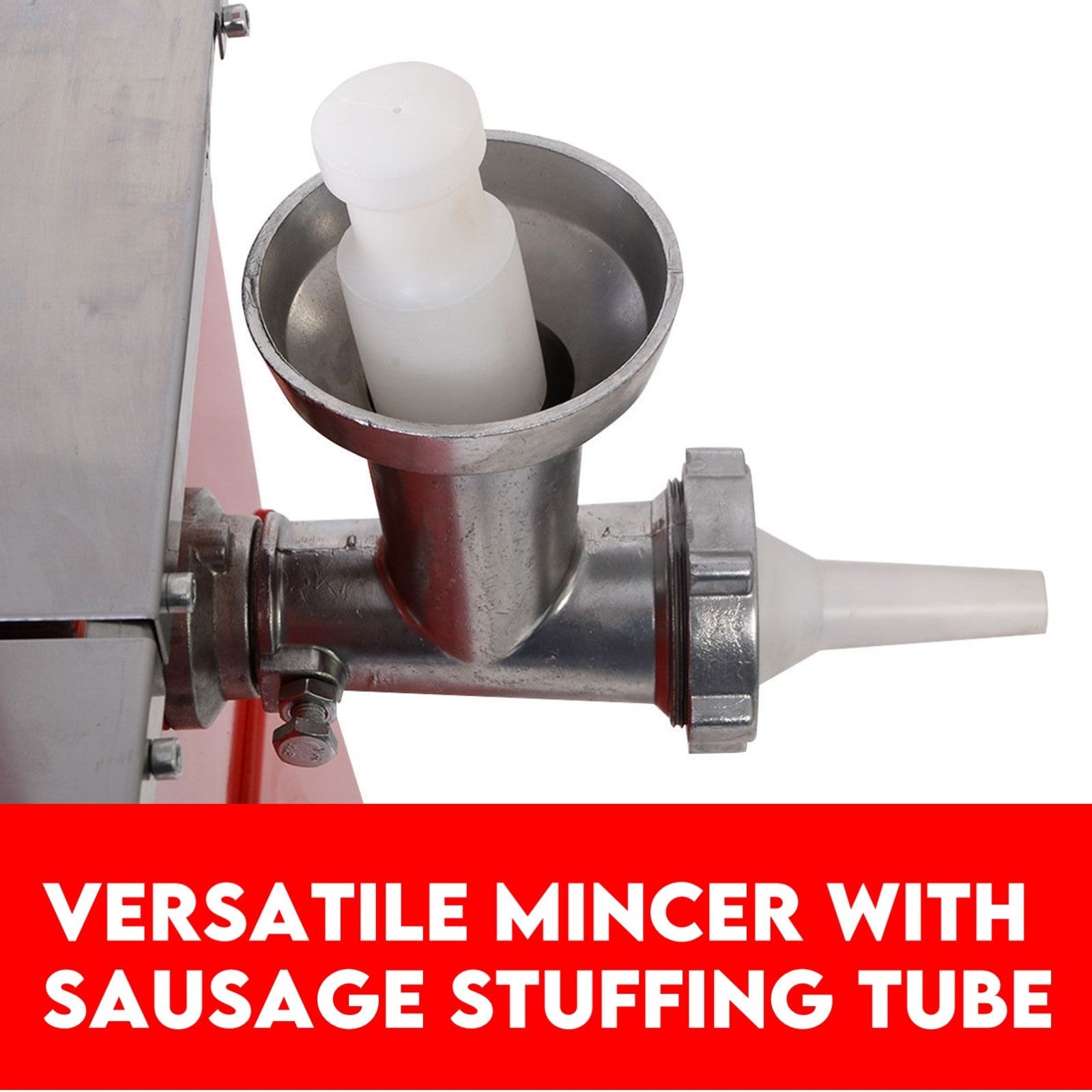 10" Meat Bandsaw Cutting Table & Mincer Band Saw Sausage Grinder Filler