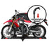 Motorcycle Motorbike Carrier Rack 2" Towbar Arm Dirt Bike Ramp Brake Lights
