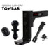Adjustable Tow Bar Hitch Black Towbar Ball