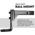 Adjustable Tow Bar Hitch Black Towbar Ball