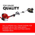 4 STROKE Whipper Snipper Straight Shaft Line Trimmer 31CC Pole Brush Cutter