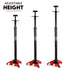 Under Hoist Stand 1650lbs 3/4Ton Movable Pole Jack Heavy Duty Support Car Lift